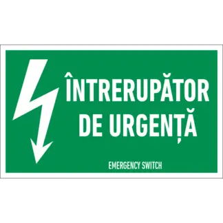 Indicator - Întrerupător de urgență