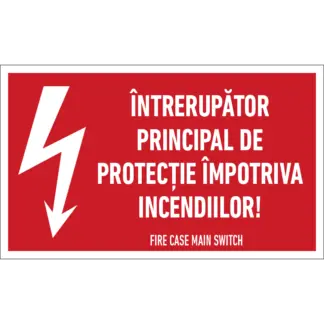 Indicator - Întrerupător principal de protecție împotriva incendiilor