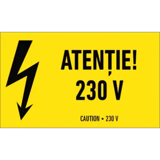 Indicator - Atenție! 230 V
