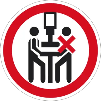 Indicator ISO - Presa trebuie utilizată de un singur operator!