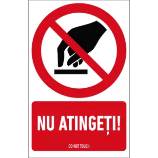 Indicator ISO - Nu atingeți!
